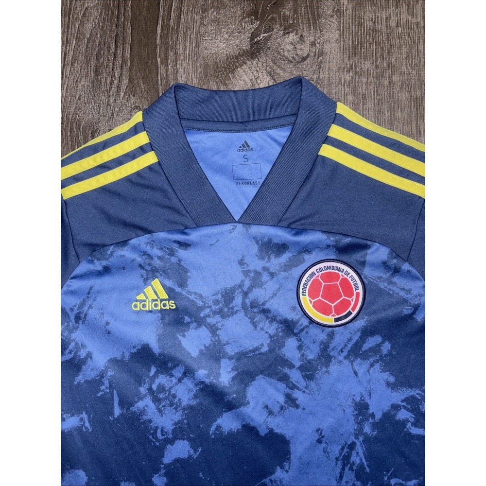 Adidas Colombia 2020-2021 Away Futbol Soccer Jersey Size Small Adult Aeroready - Picture 2 of 8